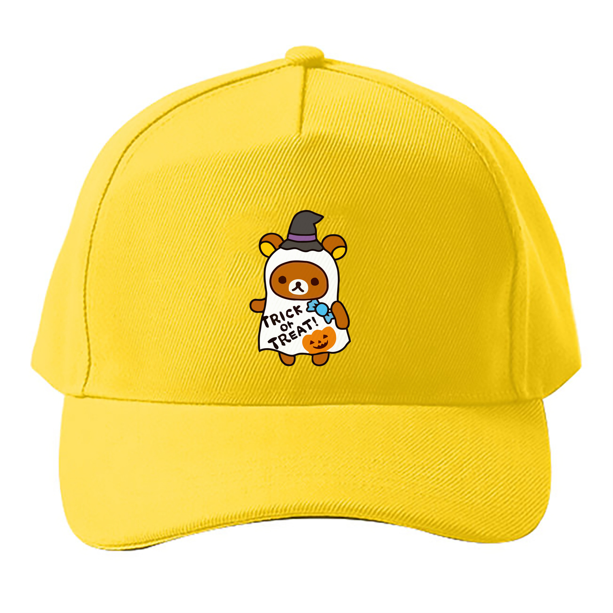 （画像用） リラックマ リラックマ キイロイトリ Rilakkuma Korilakkuma Kiiroitori ベースボールキャップ 綿100％ 男女兼用 帽子 スポーツ